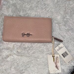Jessica Simpson Pink Textured Wallet